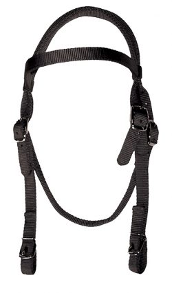 Ends Supplies Tack w/Leather & Headstall & Overlay Browband Leather Horse -